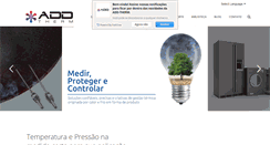 Desktop Screenshot of addtherm.com.br